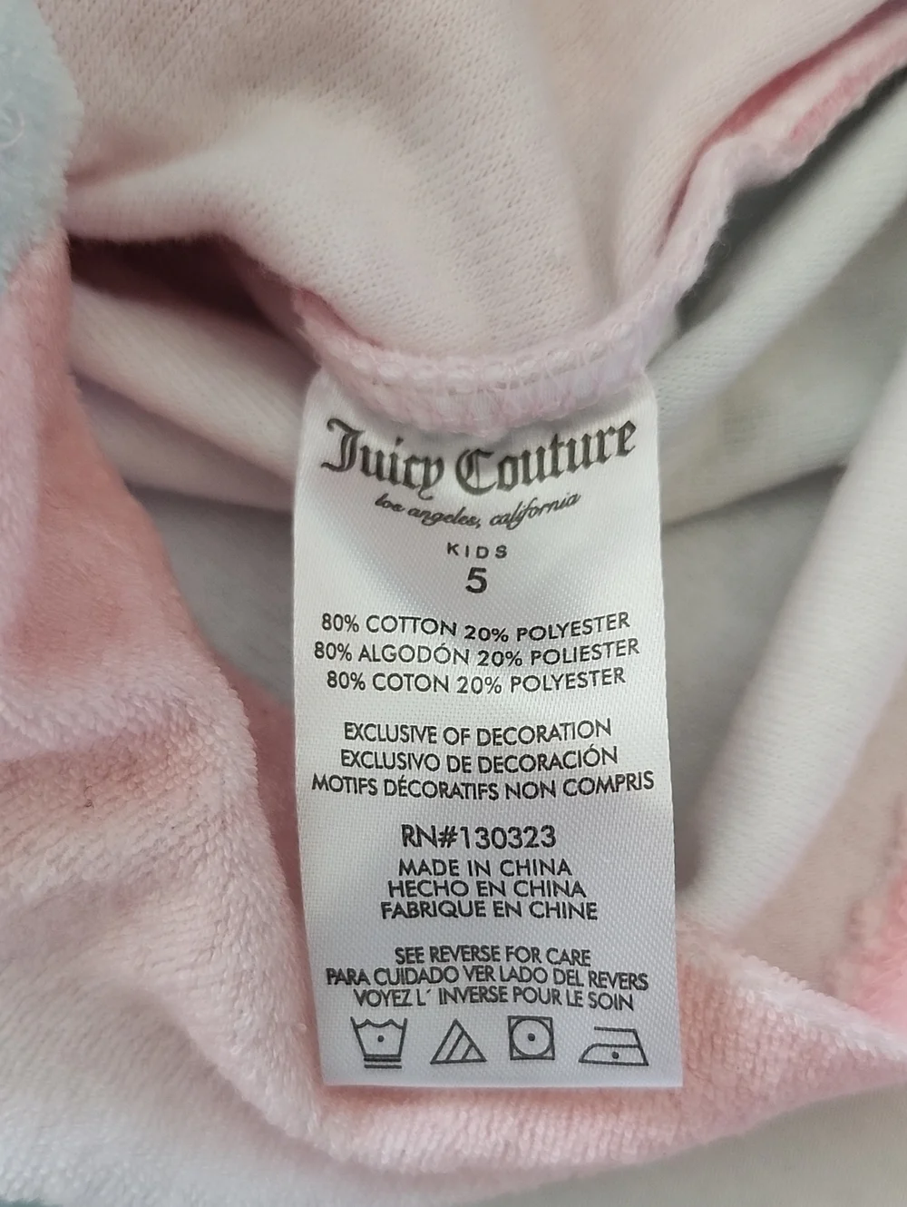 NWT Juicy Couture Kids Girl Tie Dye Velour Hooded Romper Size 5