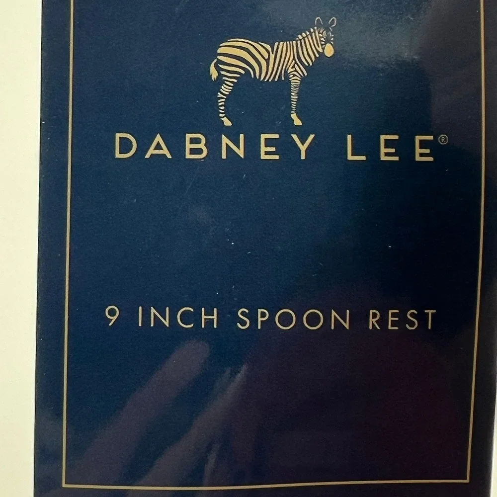 Dabney Lee Rainbow Heart Ceramic Spoon Rest 9 Inch Multicolor New