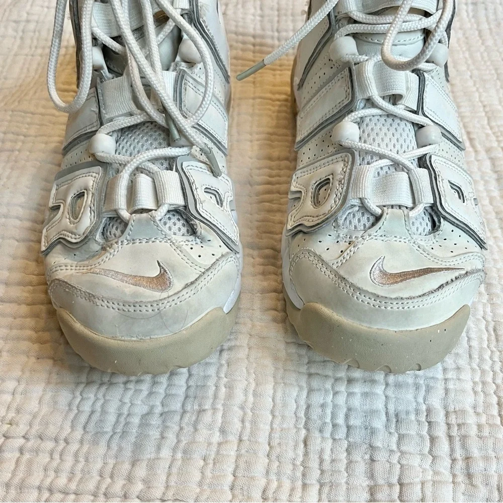 Nike Air | More Uptempo Mid Phantom Sand Drift Size 4Y Sneakers Hi Tops EU 36