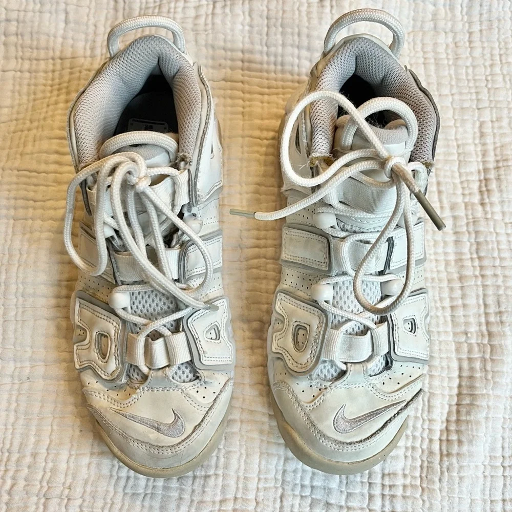 Nike Air | More Uptempo Mid Phantom Sand Drift Size 4Y Sneakers Hi Tops EU 36