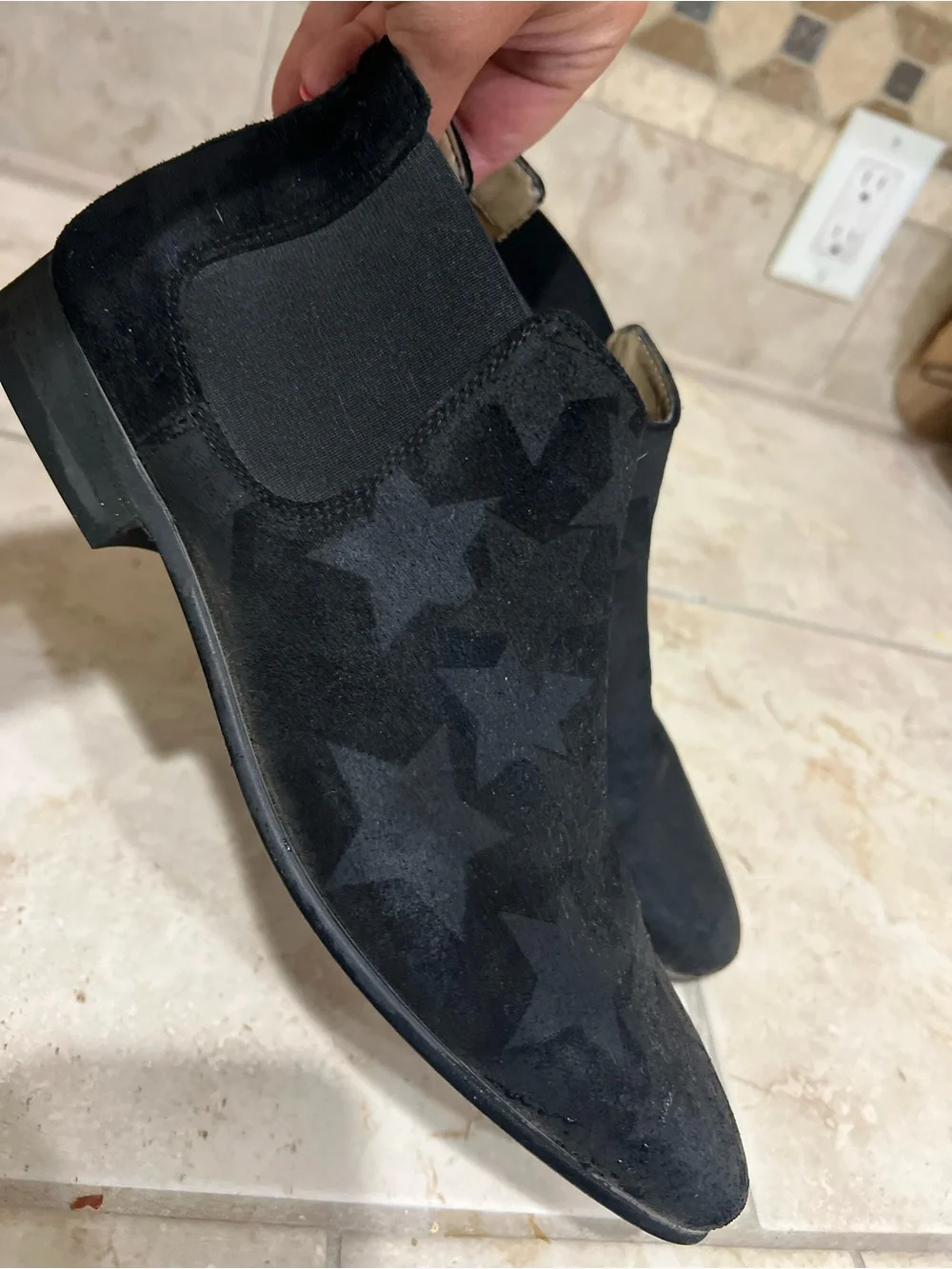 Aldo Black Suede Star Chukka Boot - Men