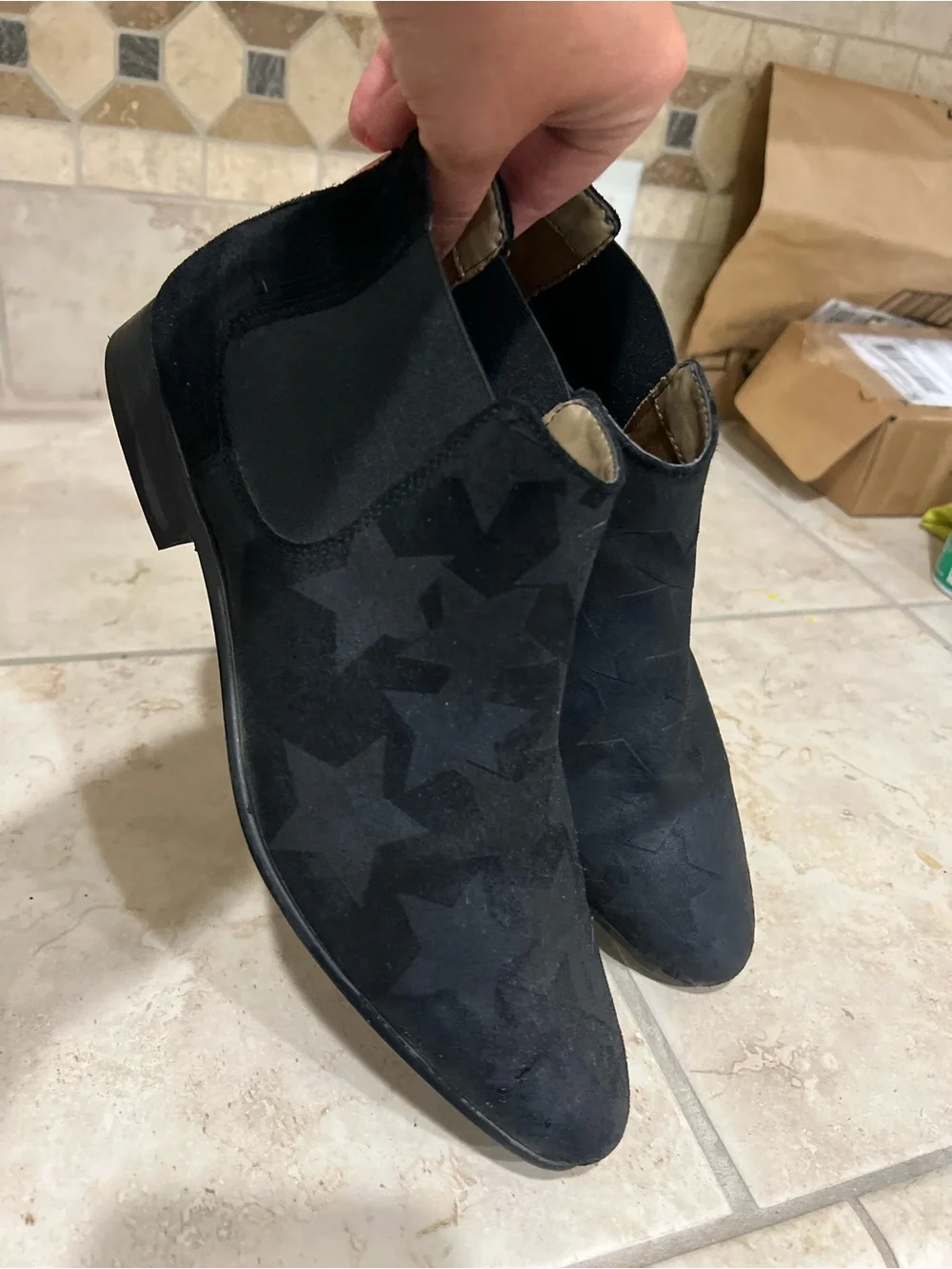 Aldo black suede
