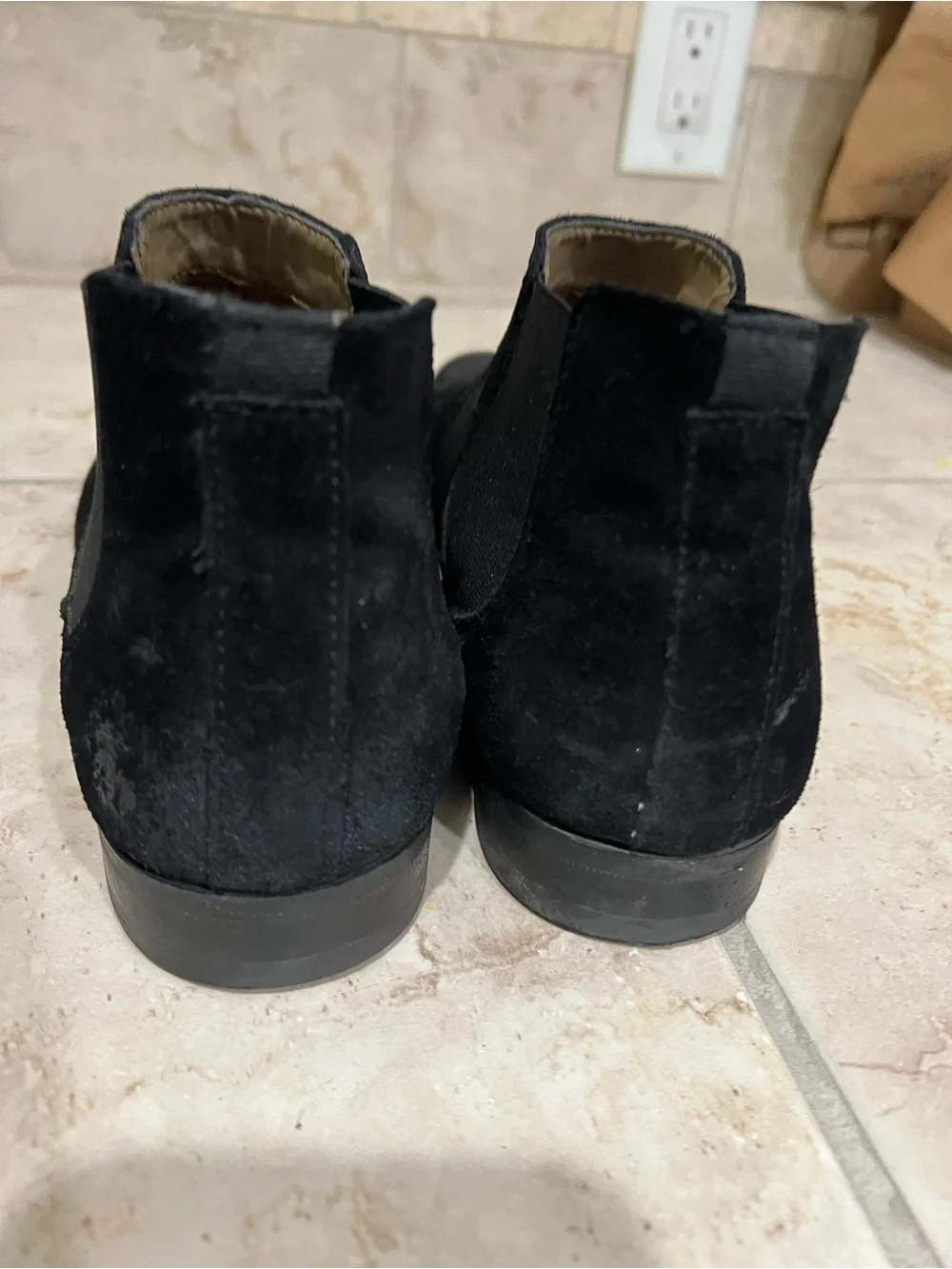 Aldo black suede