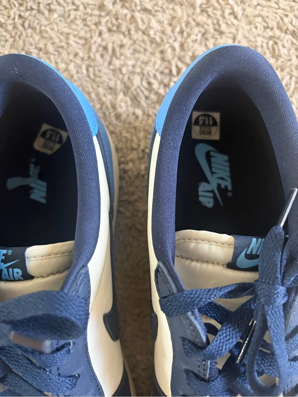 Men’s Shoe Size 11.5 Air Jordan 1 Retro OG Low Obsidian Pre Owned As Is