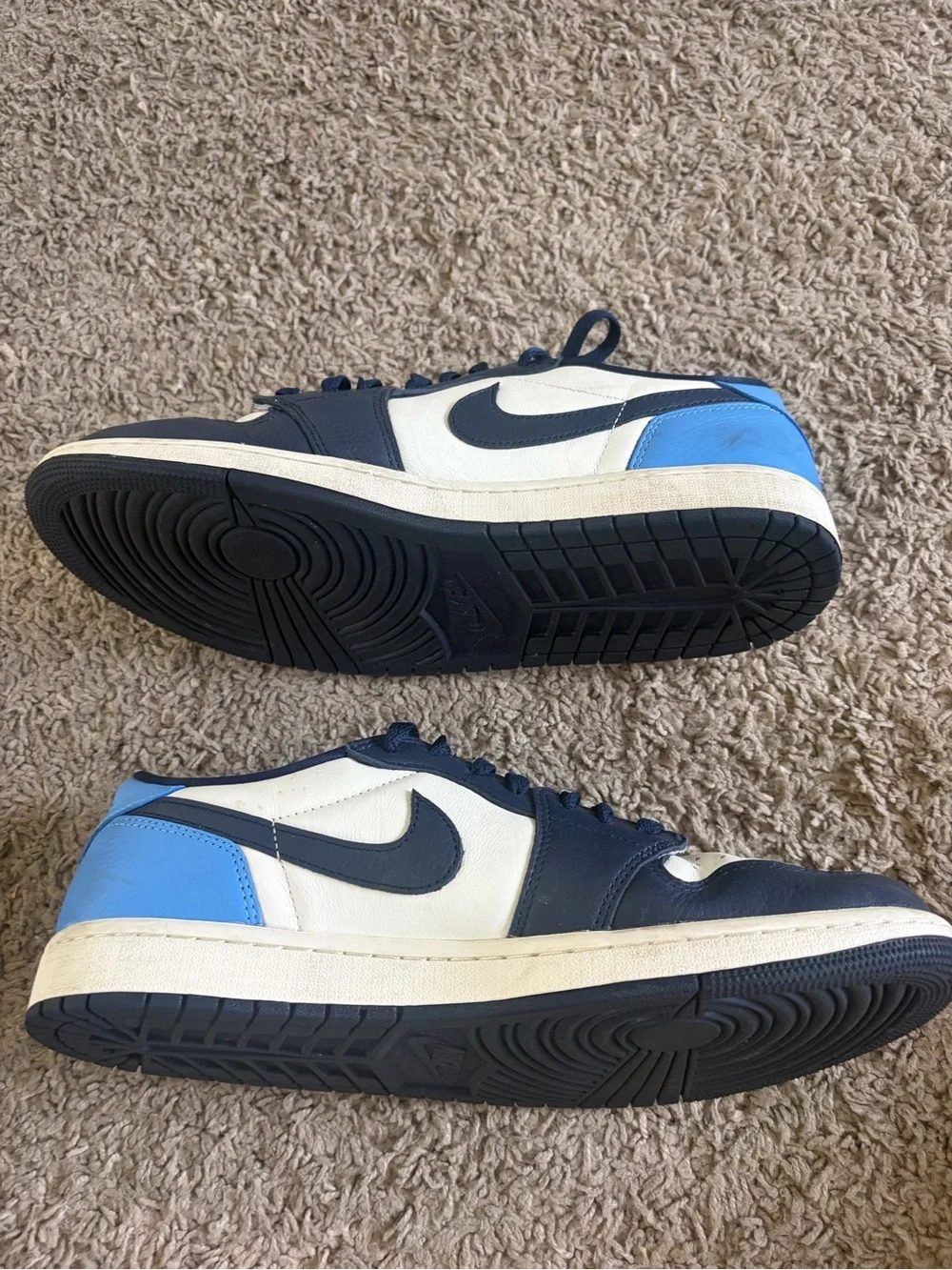 Men’s Shoe Size 11.5 Air Jordan 1 Retro OG Low Obsidian Pre Owned As Is