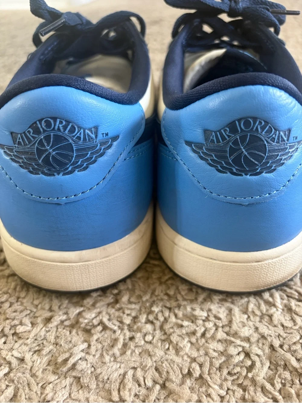 Men’s Shoe Size 11.5 Air Jordan 1 Retro OG Low Obsidian Pre Owned As Is