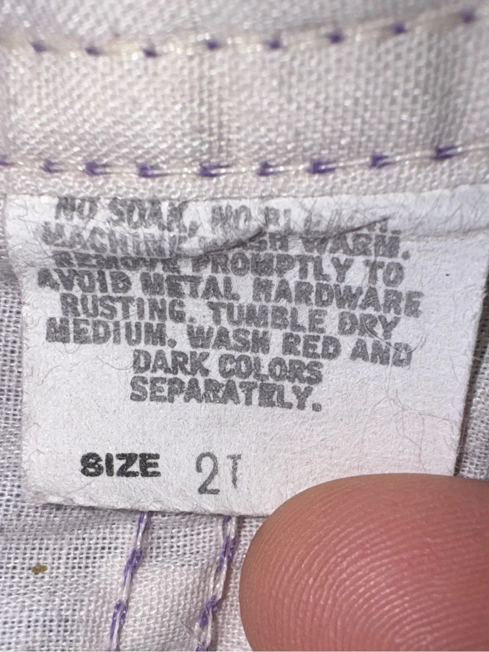 Vintage 80’s OshKosh 2T lavender / lilac / purple corduroy overalls