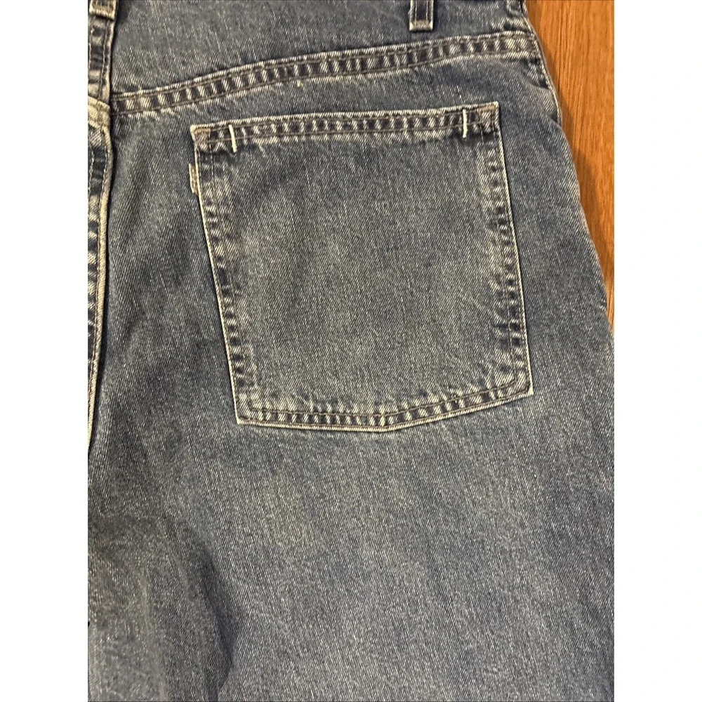 Vintage Levi's Silvertab Loose Fit Baggy Blue Denim Jeans 36x32 Made In USA