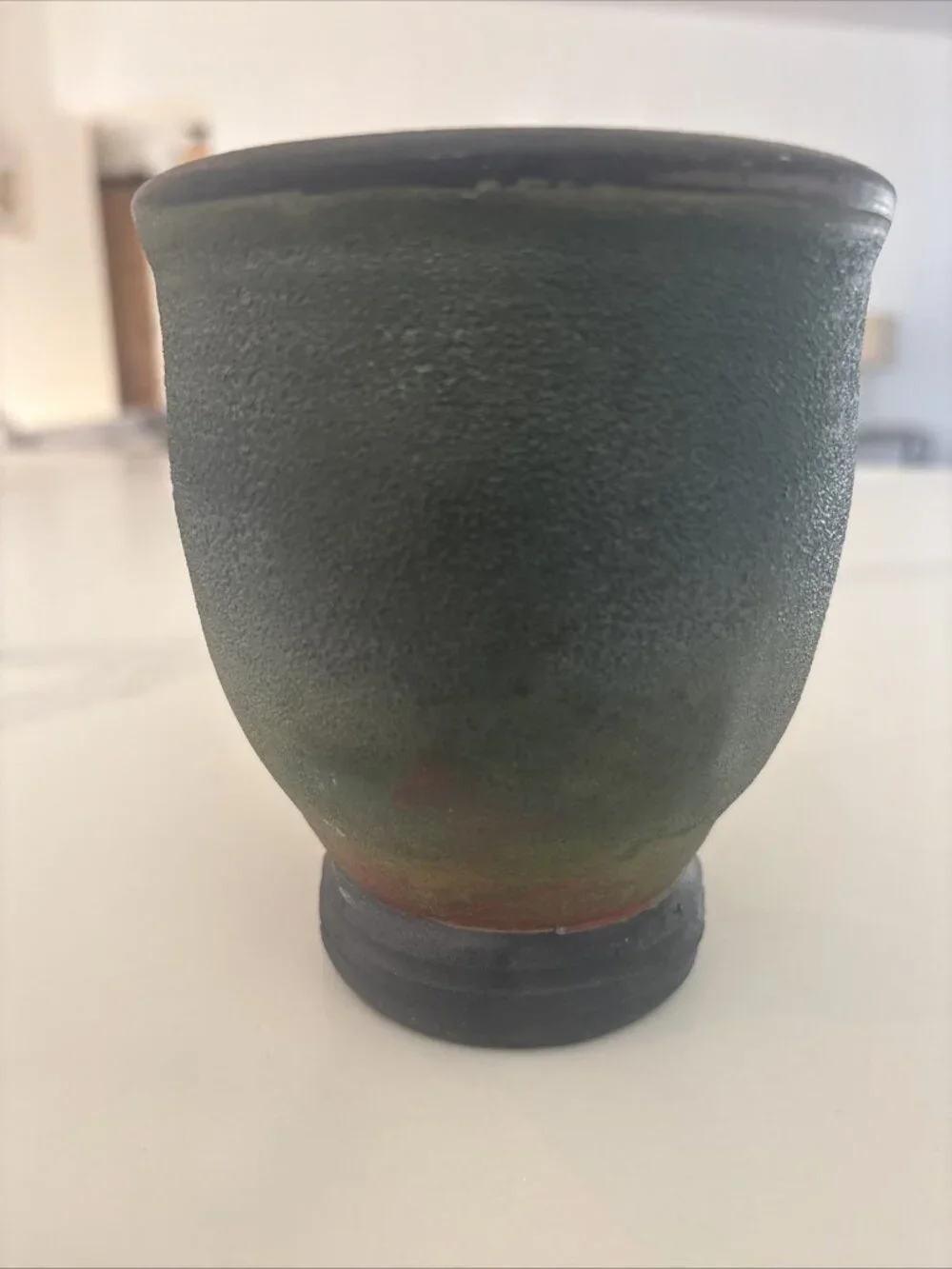 Handmade dark green