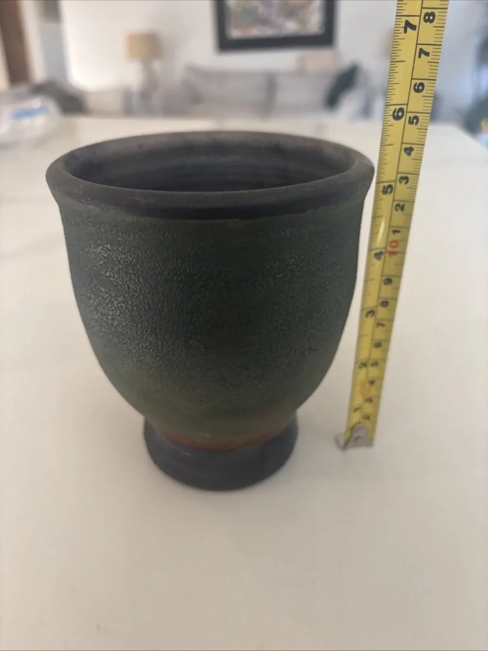 Handmade dark green