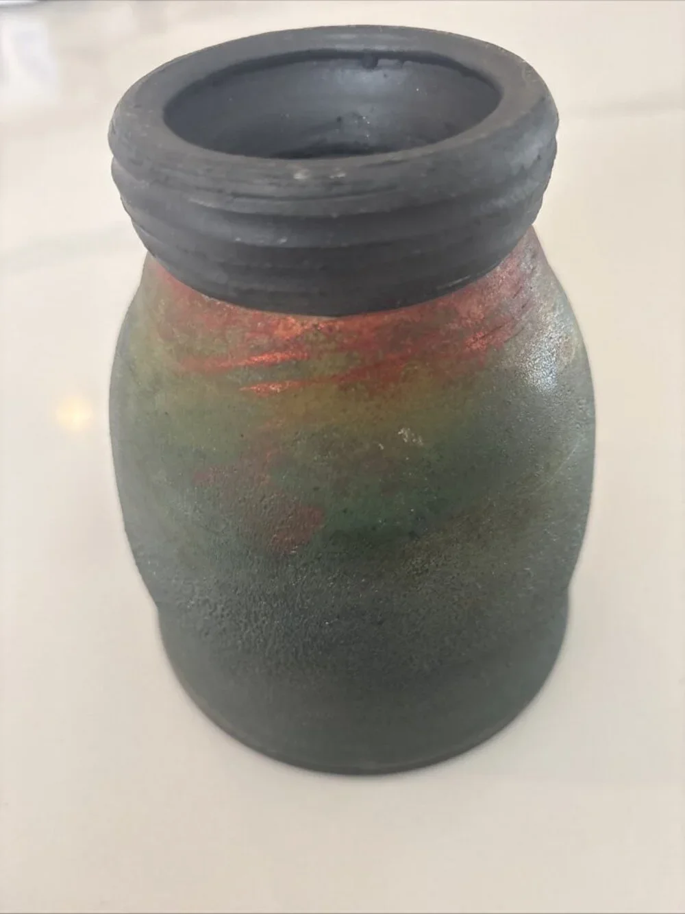 Handmade dark green