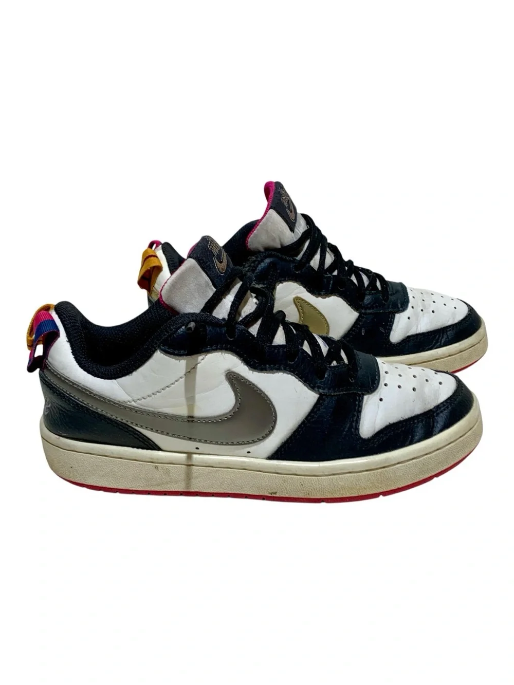 Kids Nike #DJ0040-100 Court Borough Low 2 Sneakers Size 3.5Y