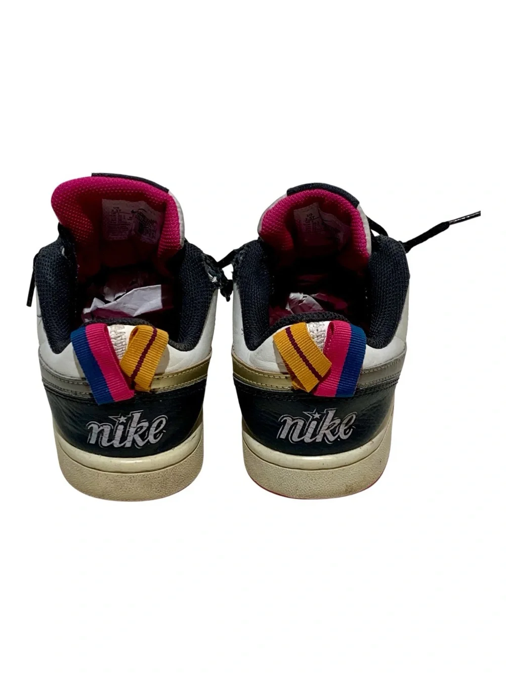 Kids Nike #DJ0040-100 Court Borough Low 2 Sneakers Size 3.5Y