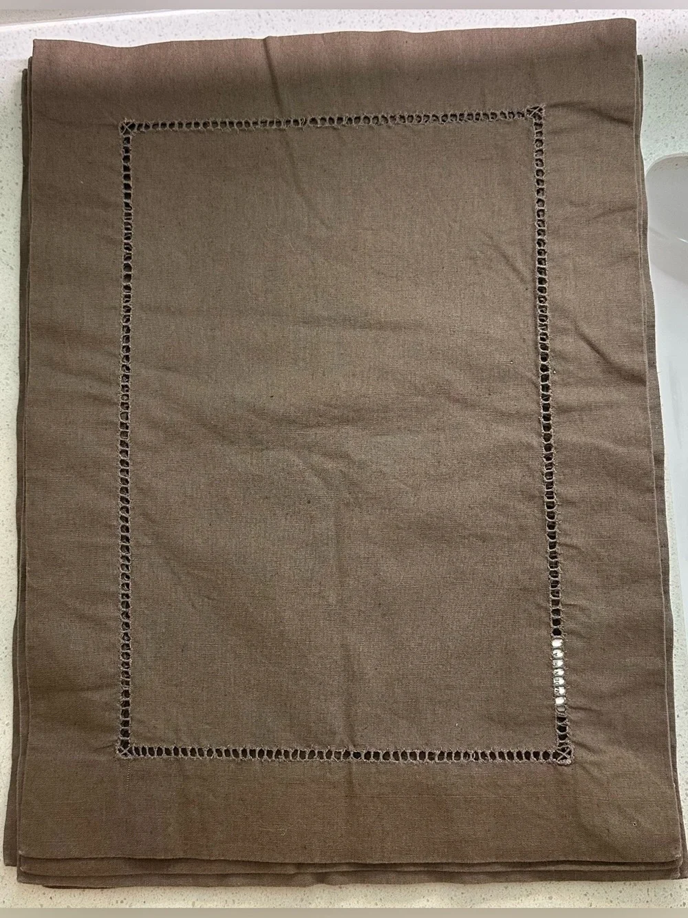 Linen and cotton blend • cloth placemats • set of 6