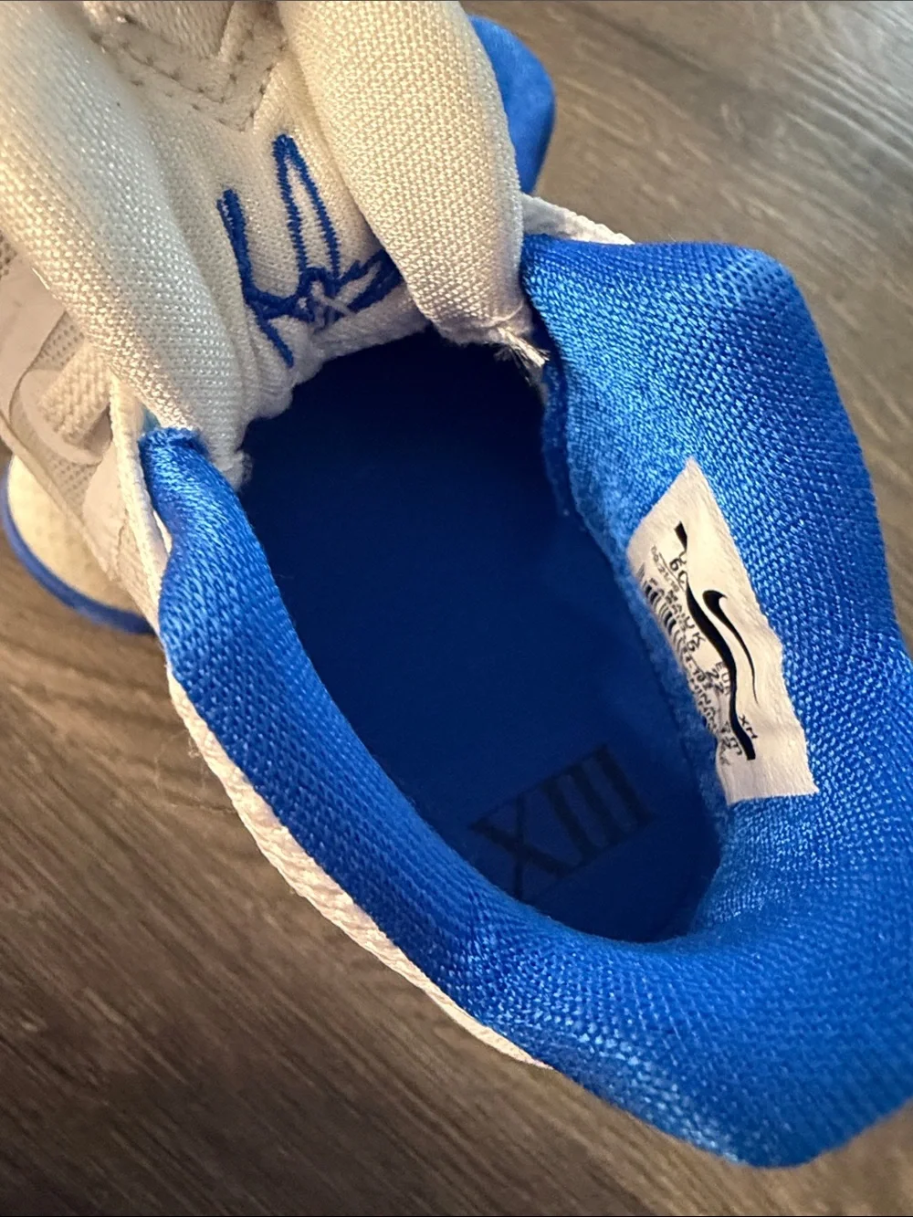 Nike Kyrie Irving Kids’ White & Blue Basketball Shoes