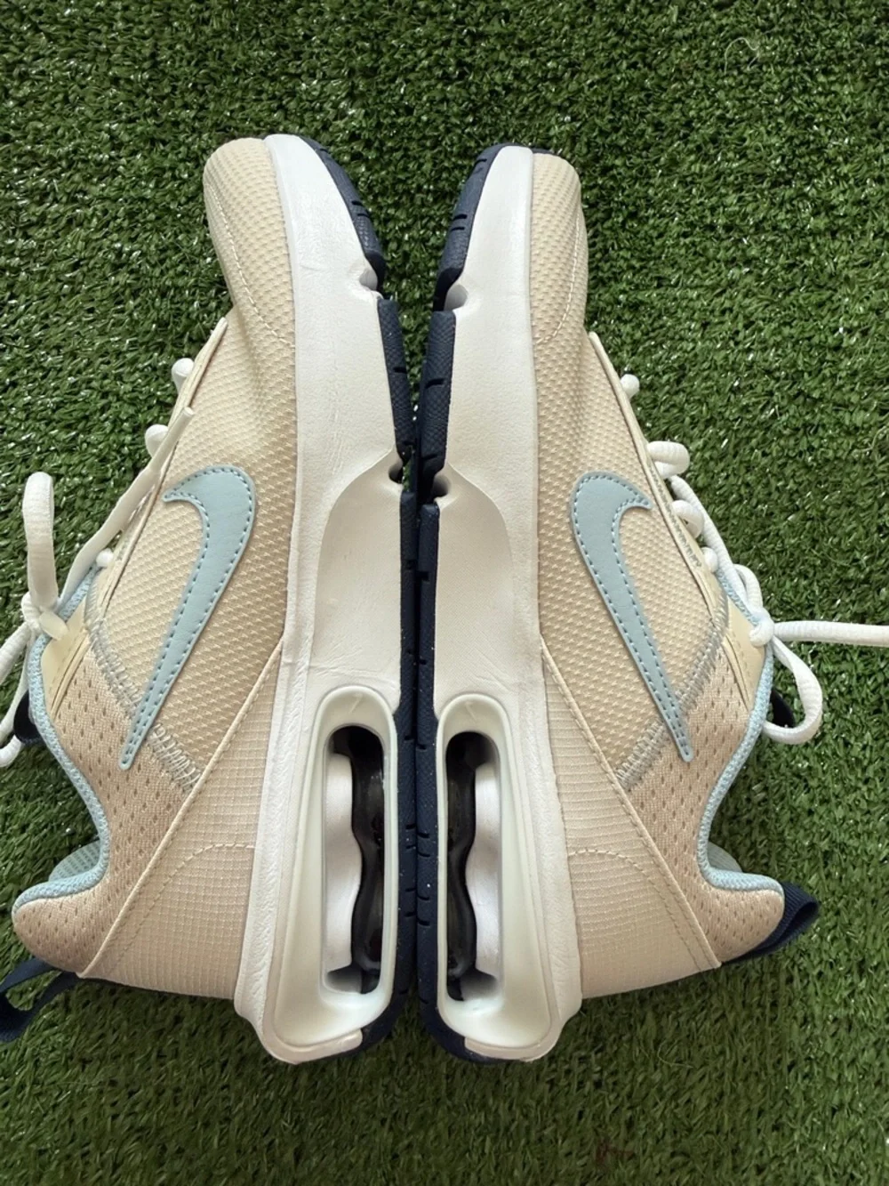 Like New Nike Air Max INTRLK Lite Kids' Light Blue/Beige Low-Top Sneaker