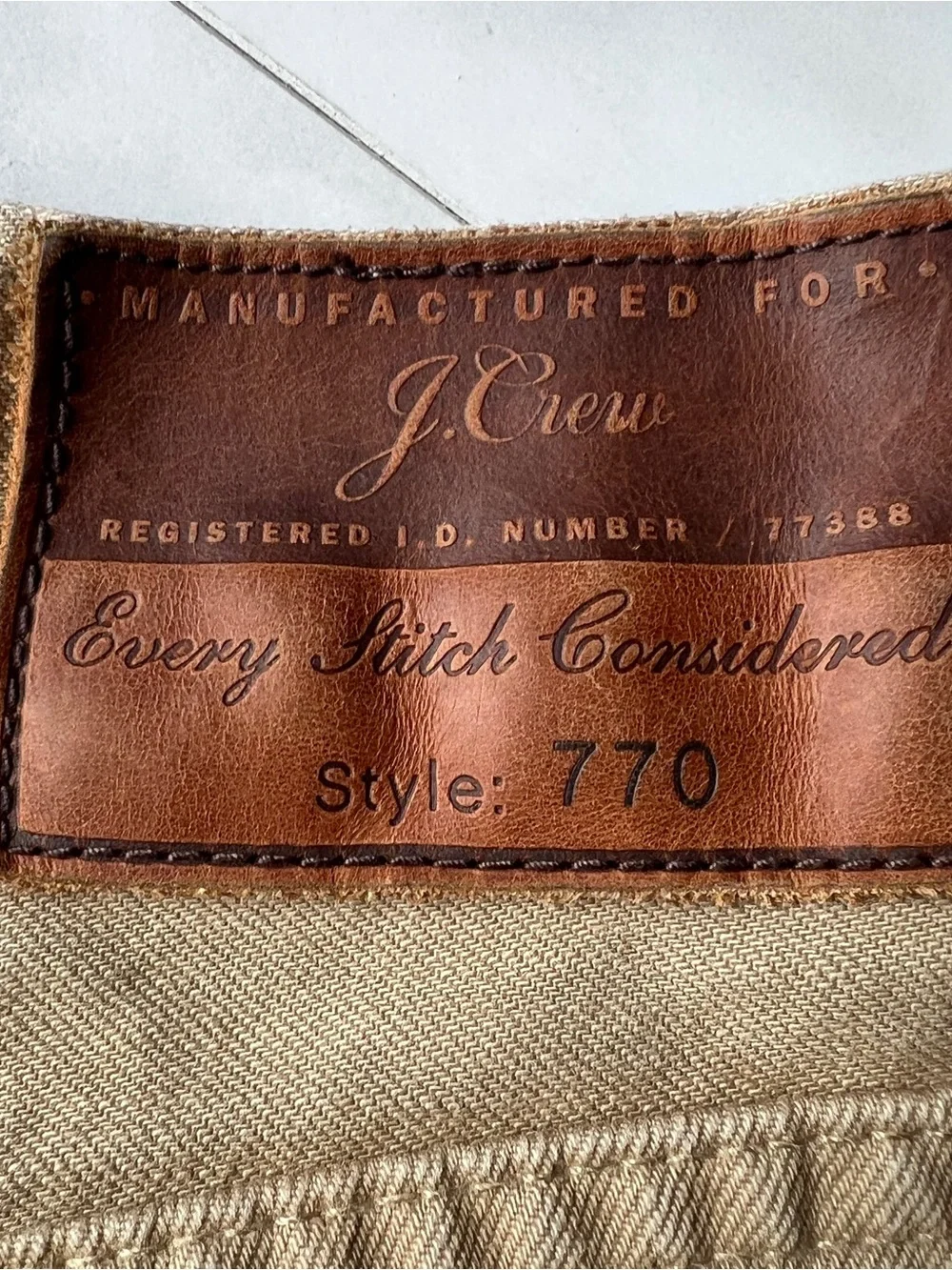 J. Crew classic straight