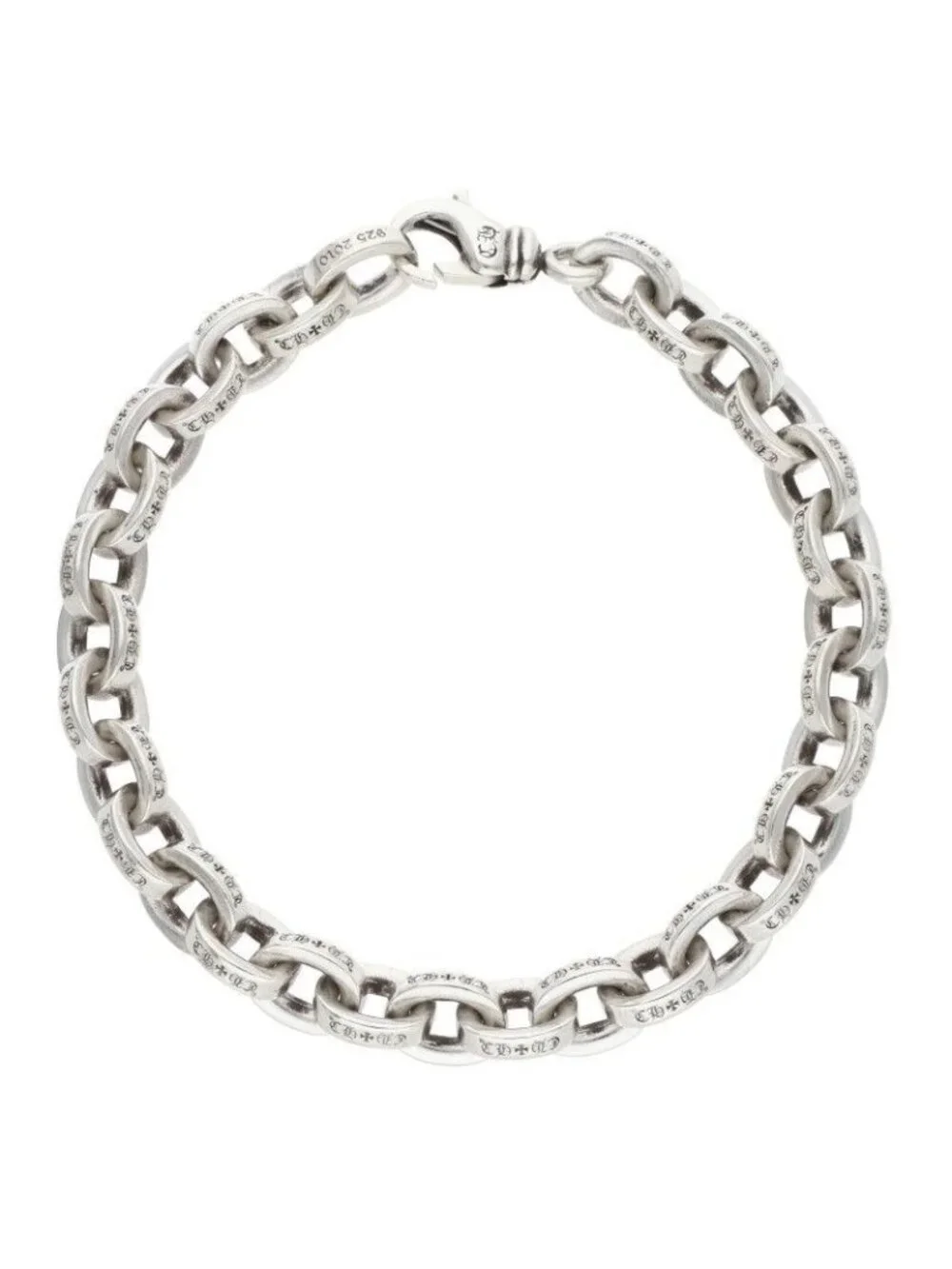Chrome Hearts Large Paper Chn Chain Silver Bracelet