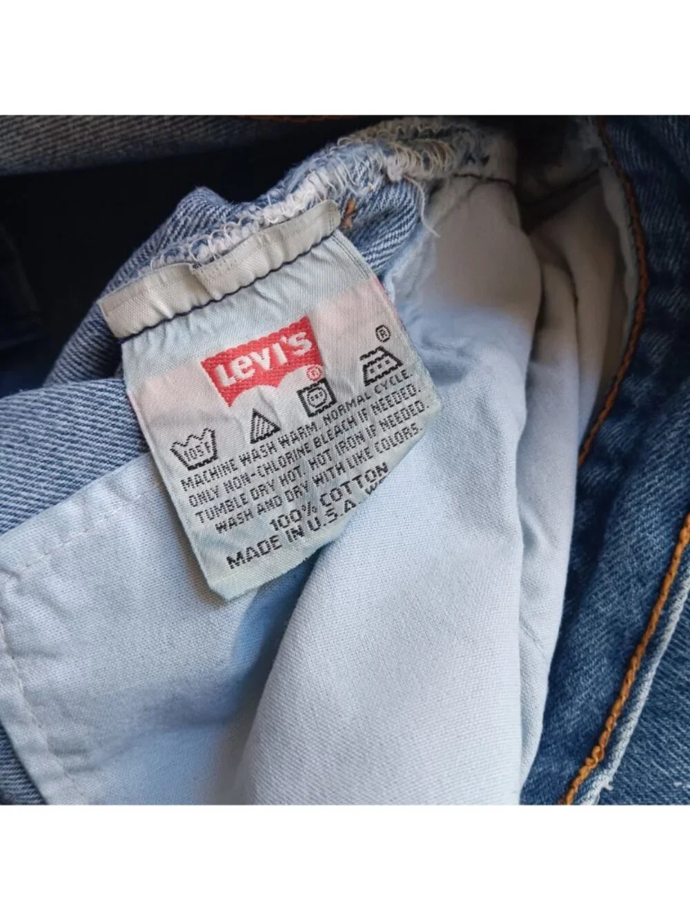 True Vintage 36x32 Levis 501 Buttonfly USA MADE Jeans W36 L32 Prime Grunge Fade