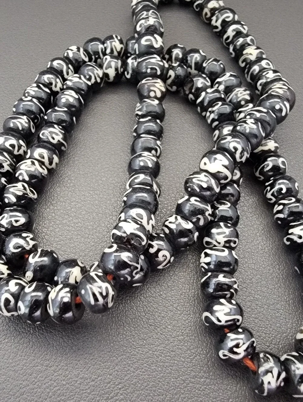 108 Bead Tibetan Style Mala Prayer Necklace & Dragon Cuff Bracelet Bundle | Zen