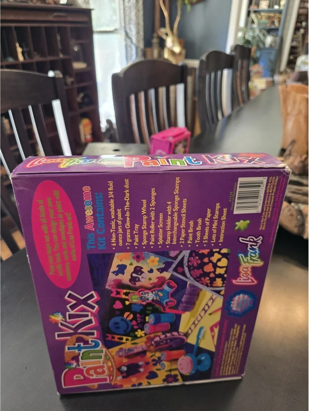 Vtg Lisa Frank Paint Art Activity Nib Stamps Stencils Paint Brush (Old Paint)