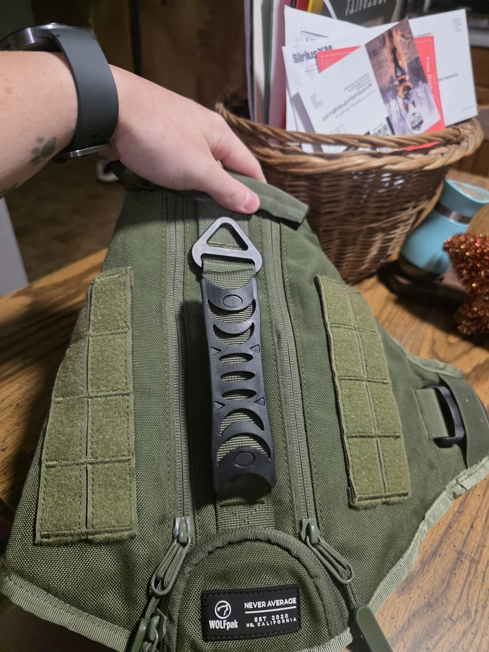 WOLFPak Tactical Harness in Olive Green