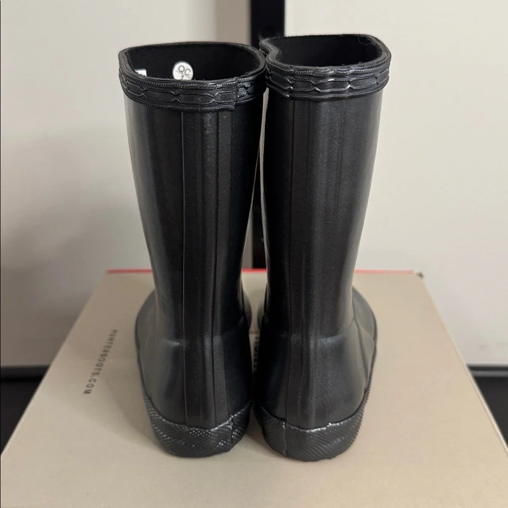Hunter Kids Toddler Black Classic Nebula Boots Size 8 Boys/9 Girls New NIB