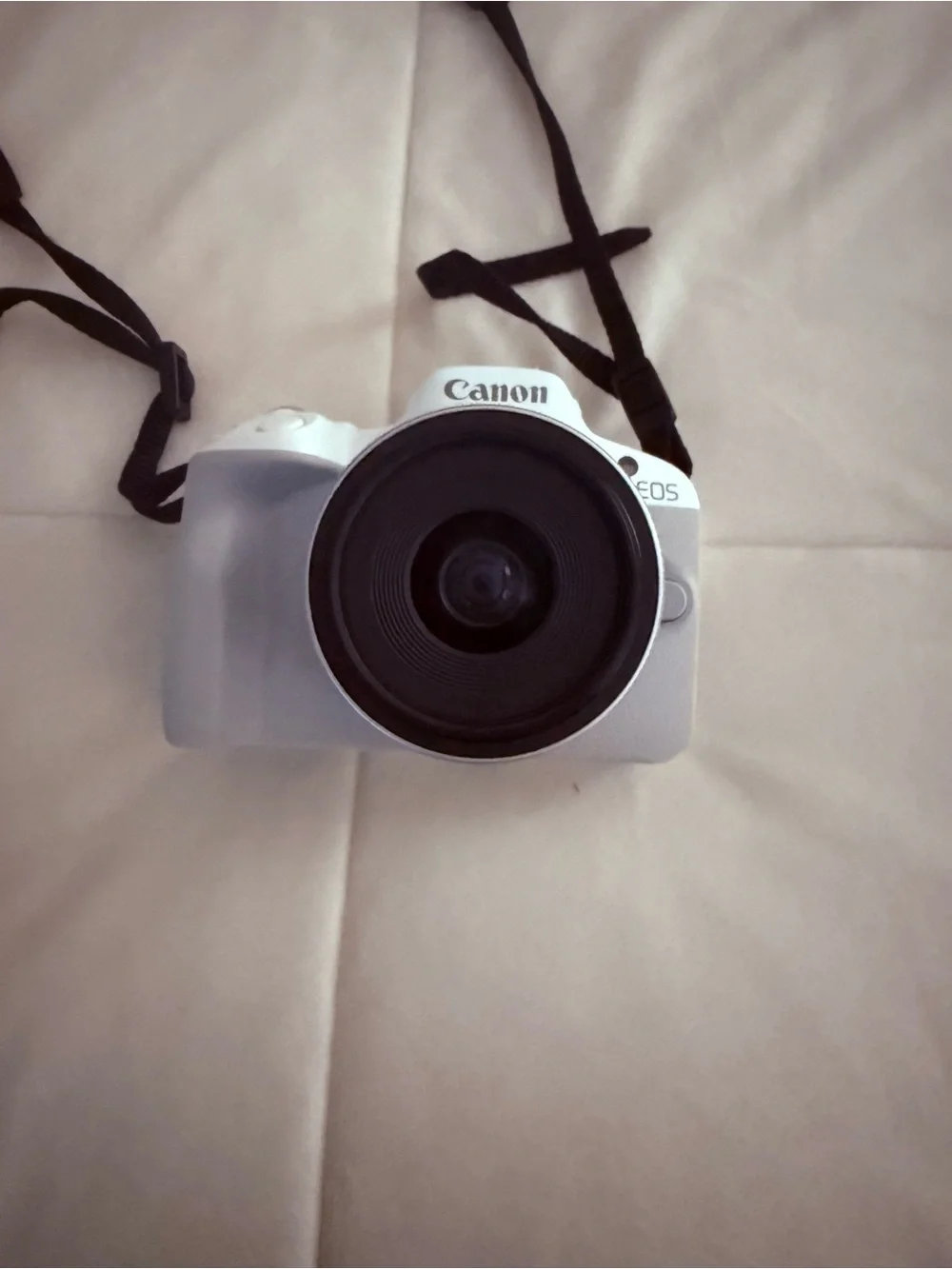 Canon EOS R50 White Mirrorless Camera + RF-S 18-45mm Lens | Like New