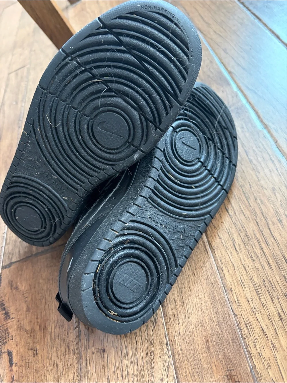Nike Kids All-Black Low Top Sneakers