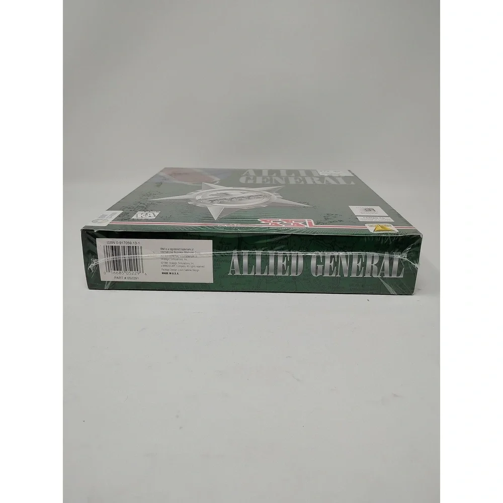 SSI Allied General PC Game 1995 Big Box Strategy WWII Simulation Retro Windows