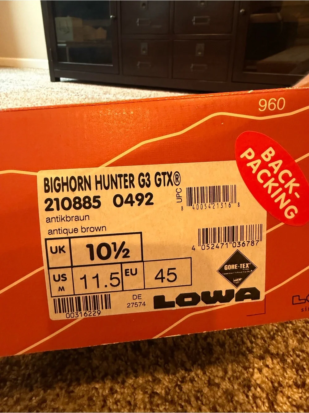 Lowa brown men’s