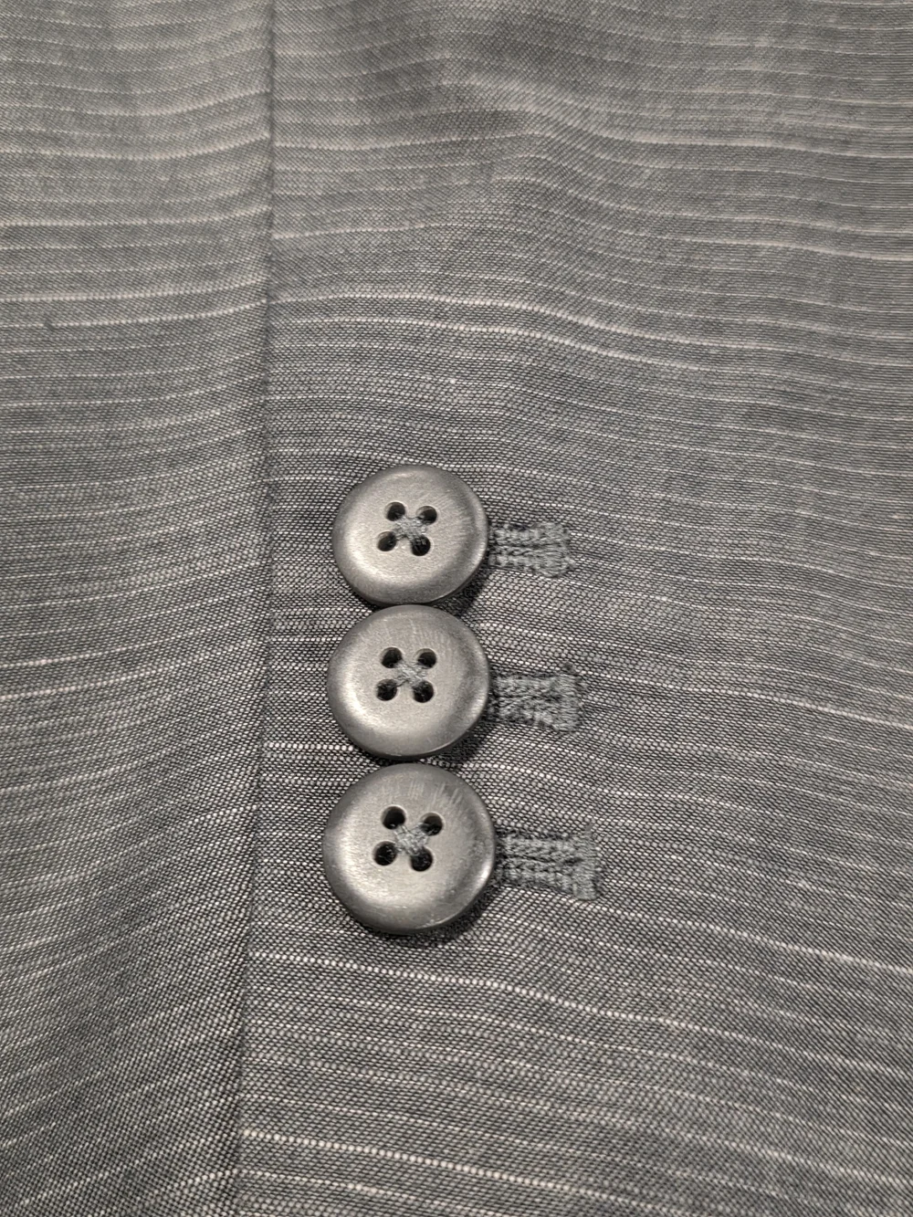 (S) 40R Men's Alfani Casual Blazer Slim Fit Gray Brown 100% Cotton Sport Coat