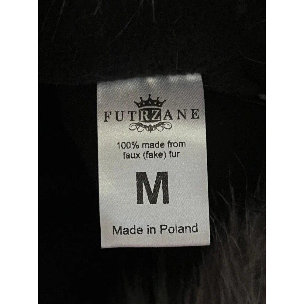 FutrZane Hat Beret Womens Medium Faux Fur Handmade Europe Polyester