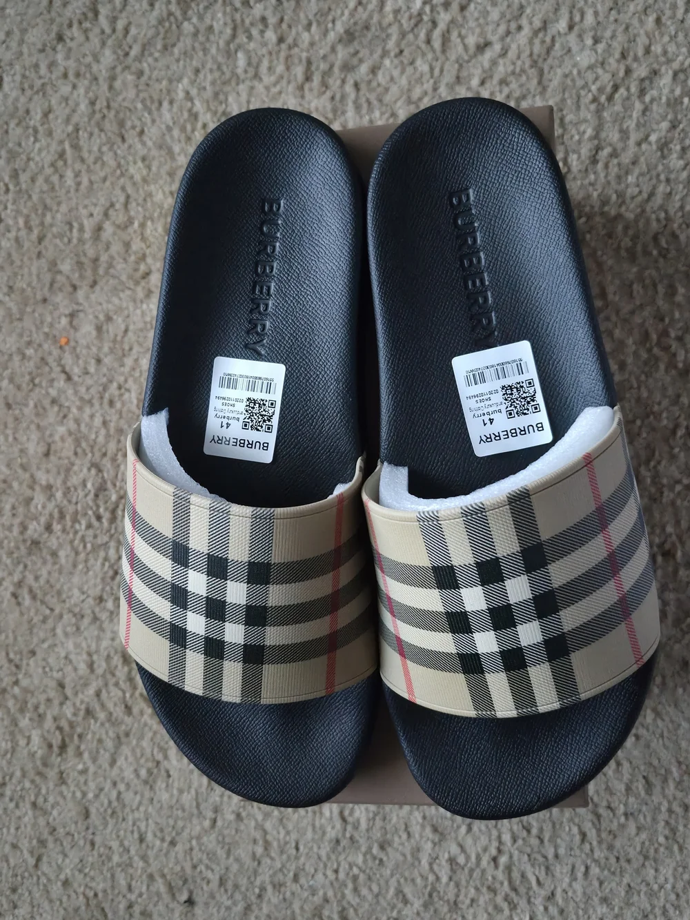 Burberry authentic slide