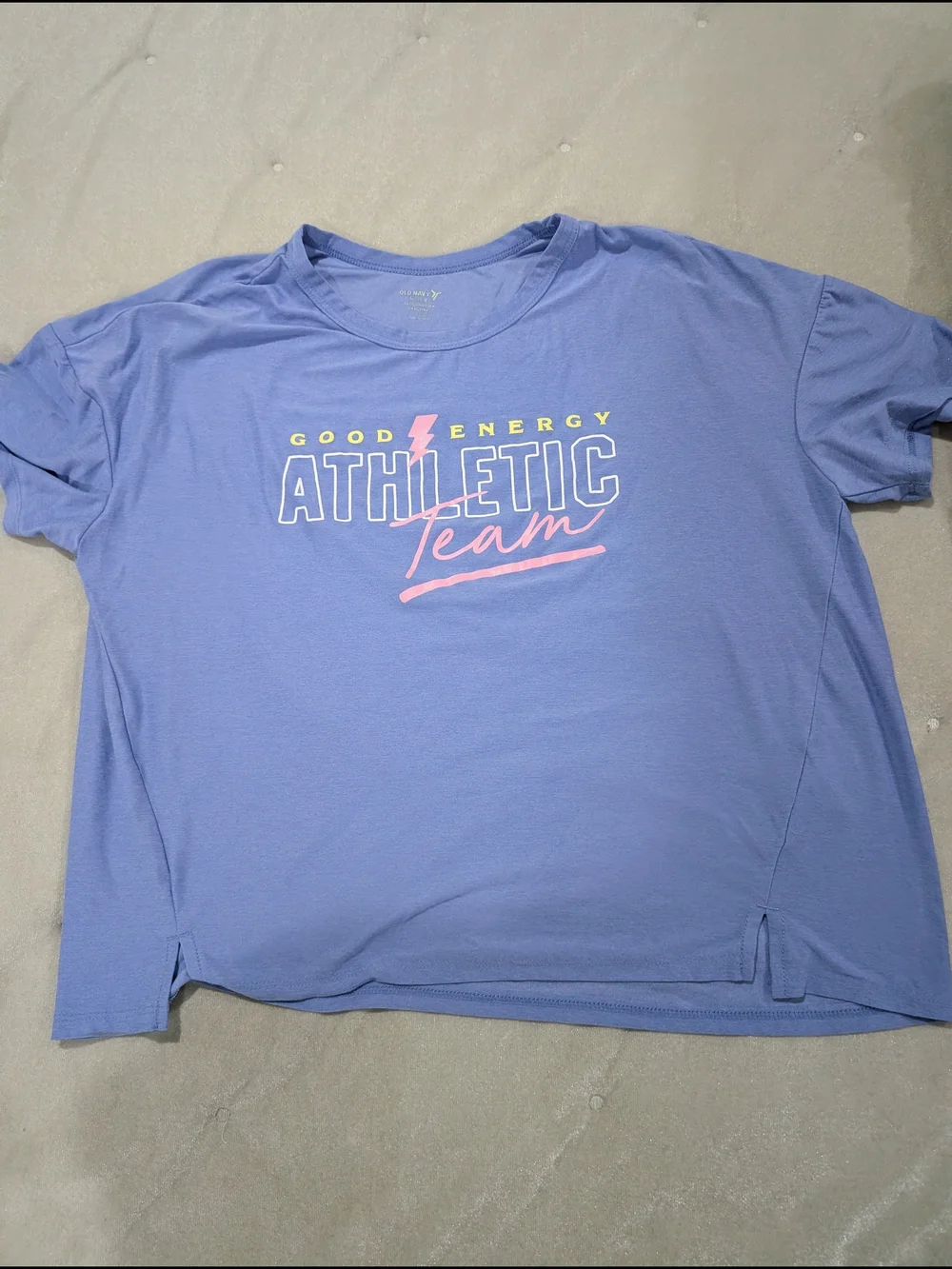 Old Navy Active Lavender Crewneck Tee