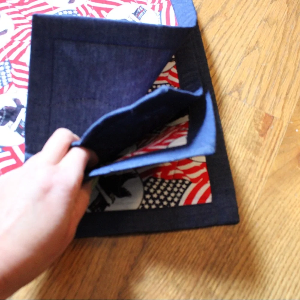 Handmade decor 19 flag