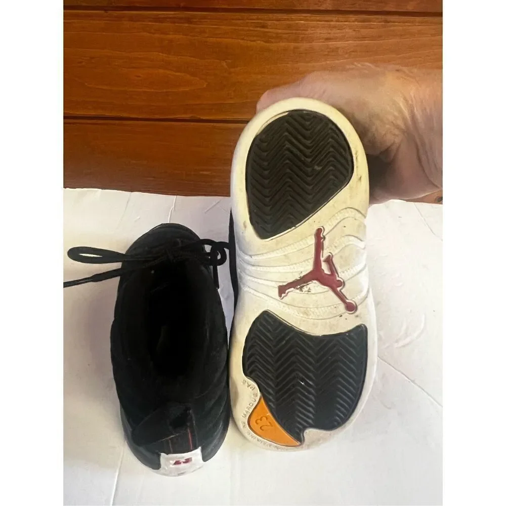 Nike Air Jordan Kids Basketball Shoes 850000-017 Size 10 C (US) Retro Black