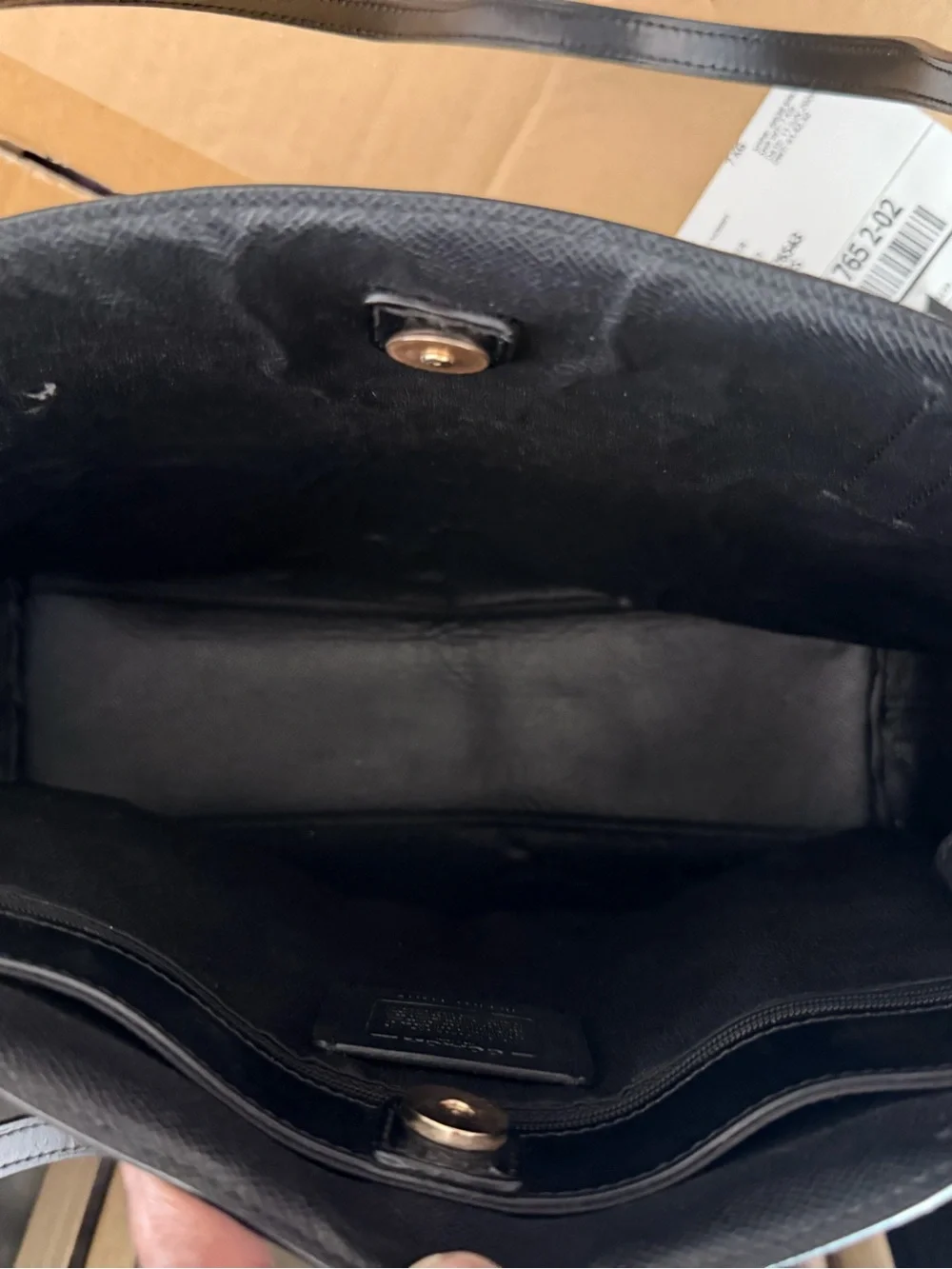 Coach signature coated