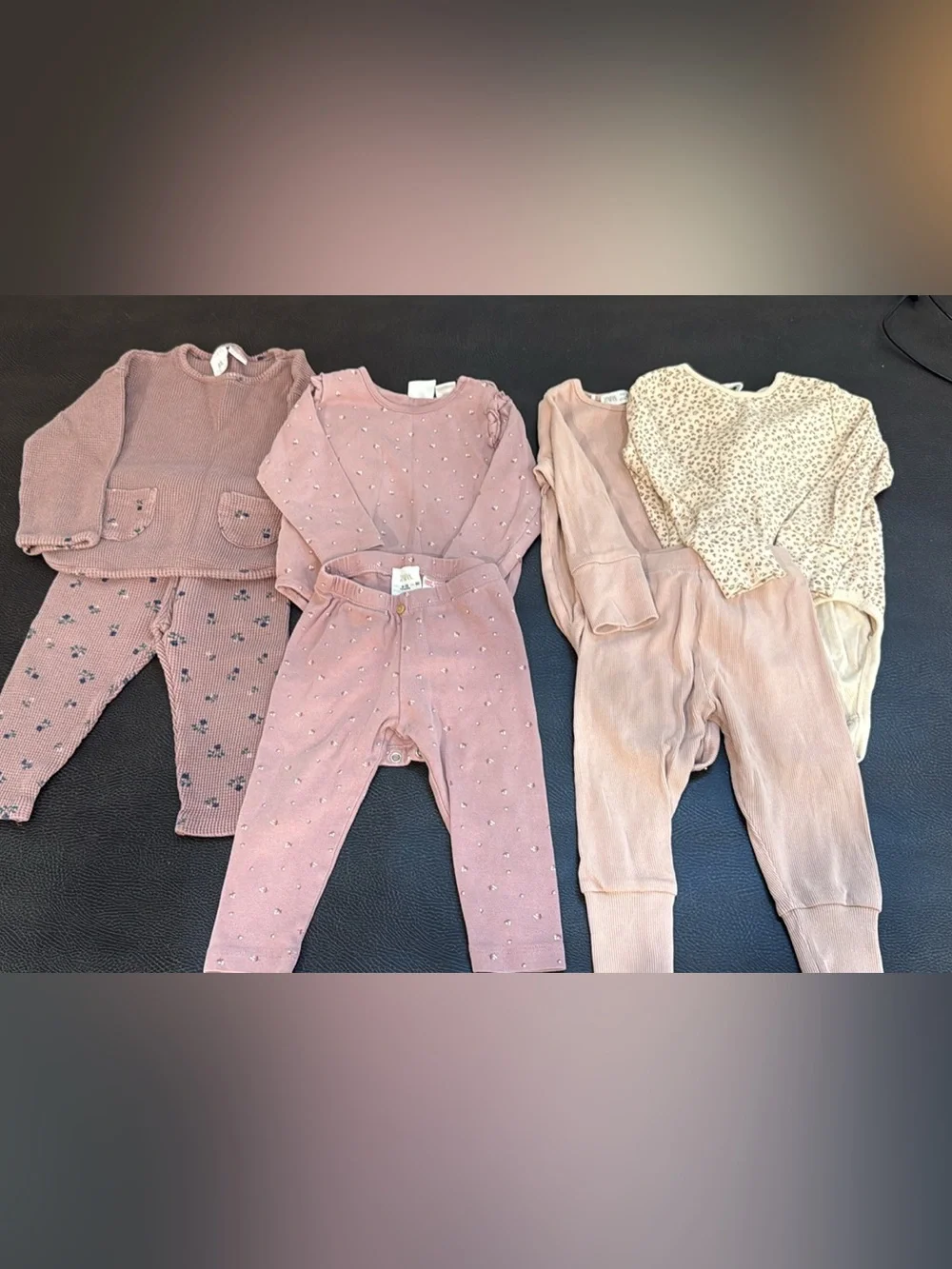 Zara baby girl 9-12 month sets bundle