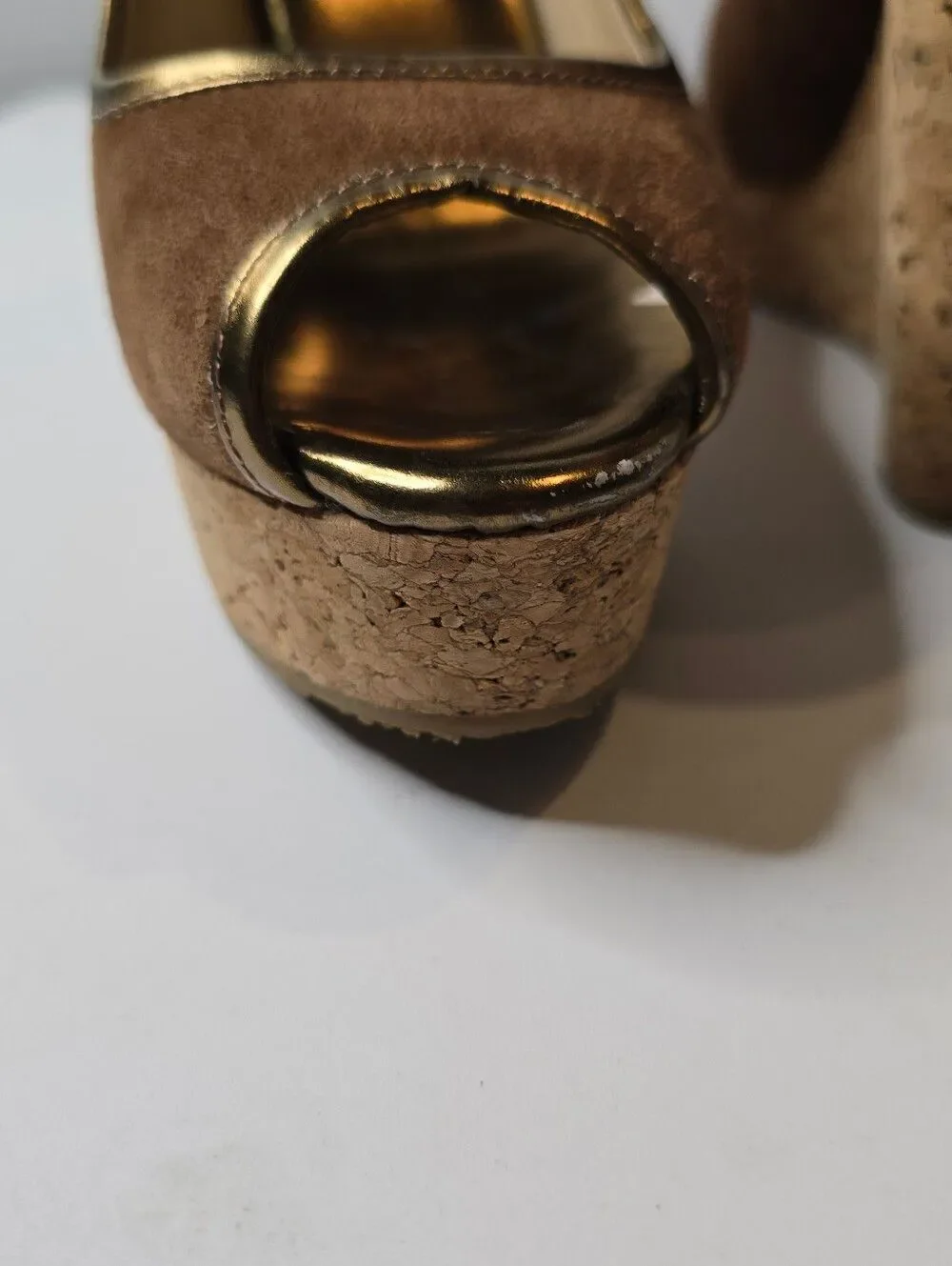 Jimmy Choo Papina Cork Wedges Size 38