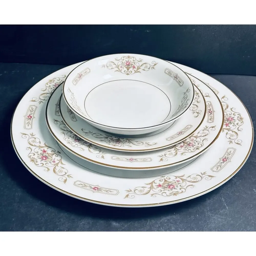 Rose China serving dinner addition