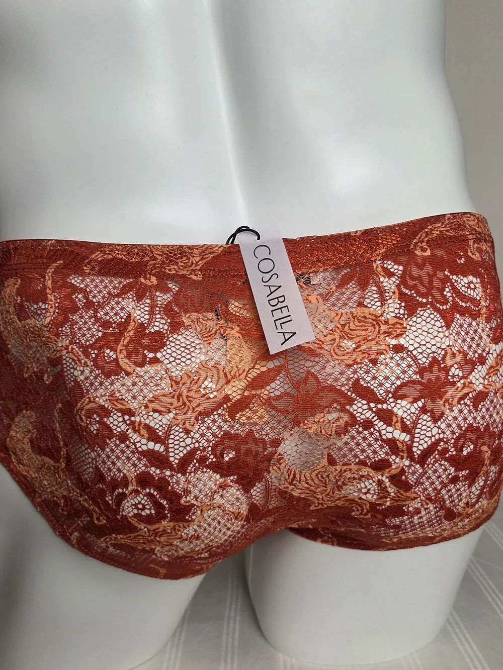Cosabella Rust Floral-Print Men's Briefs