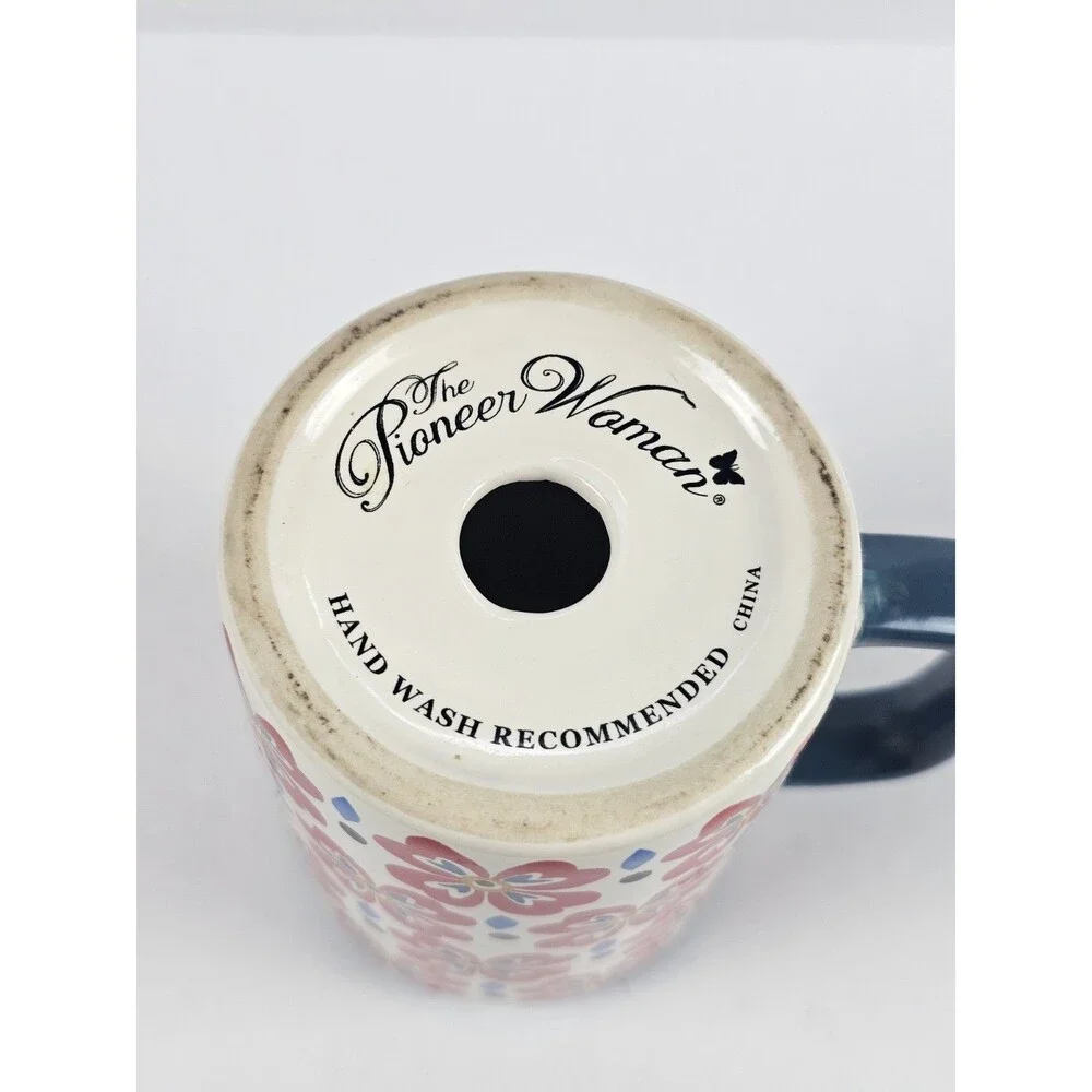 Pioneer Woman Floral Ceramic Salt Shaker With Handle