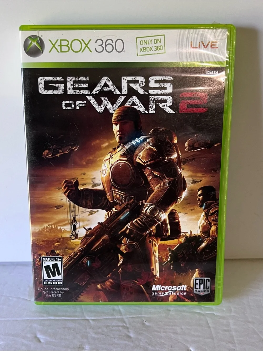 Xbox 360 Game Gears of War 2 Booklet Included Tested Works