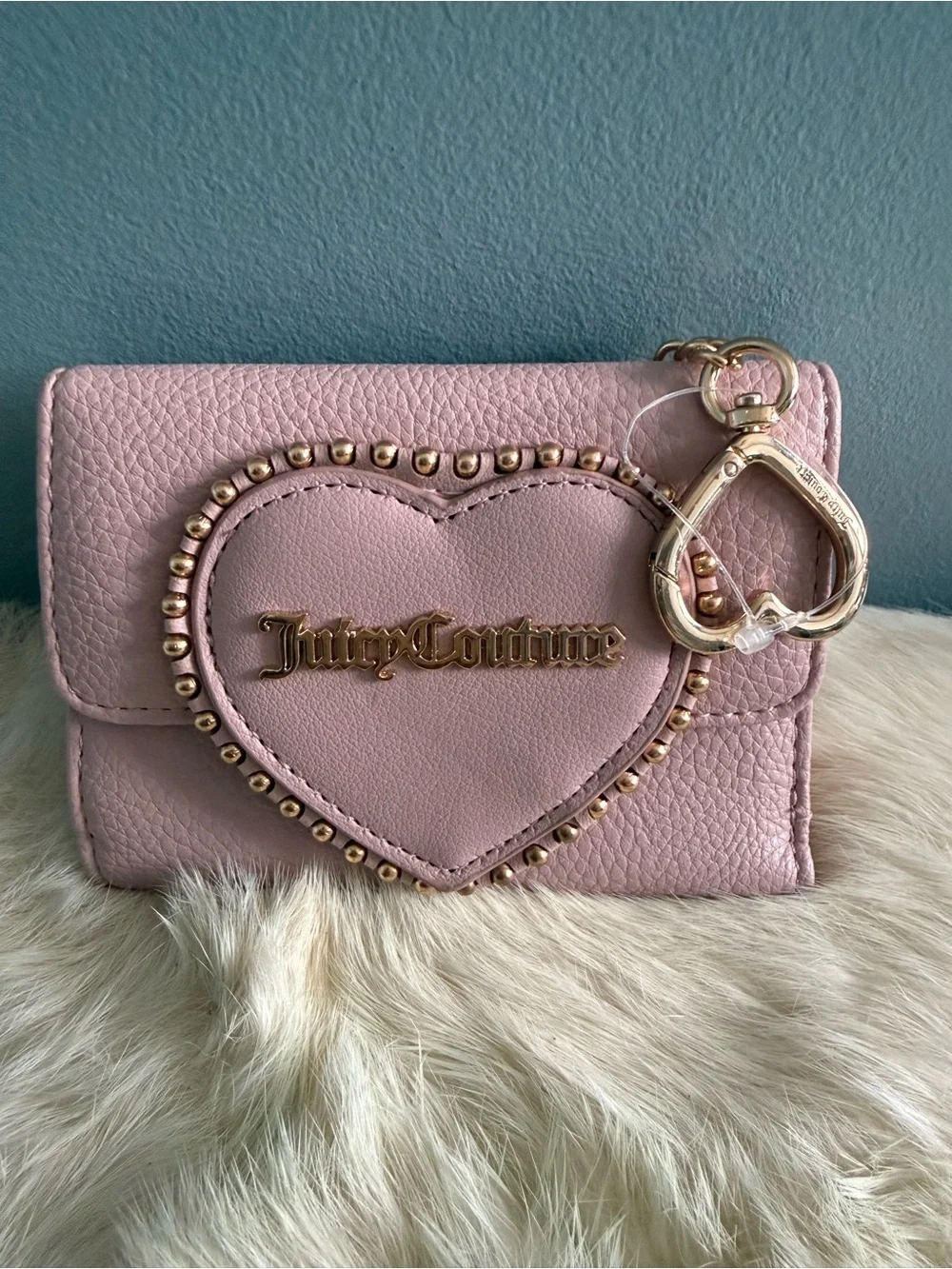 Juicy Couture Love Never Dies Double Sided Trifold Wallet