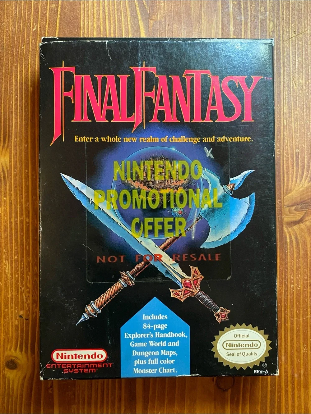 Final Fantasy NES Nintendo Promotional Offer Game