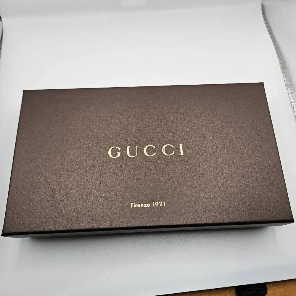 Gucci Micro Guccissima Brown Leather Wallet