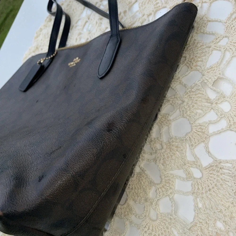 Coach features includes leather