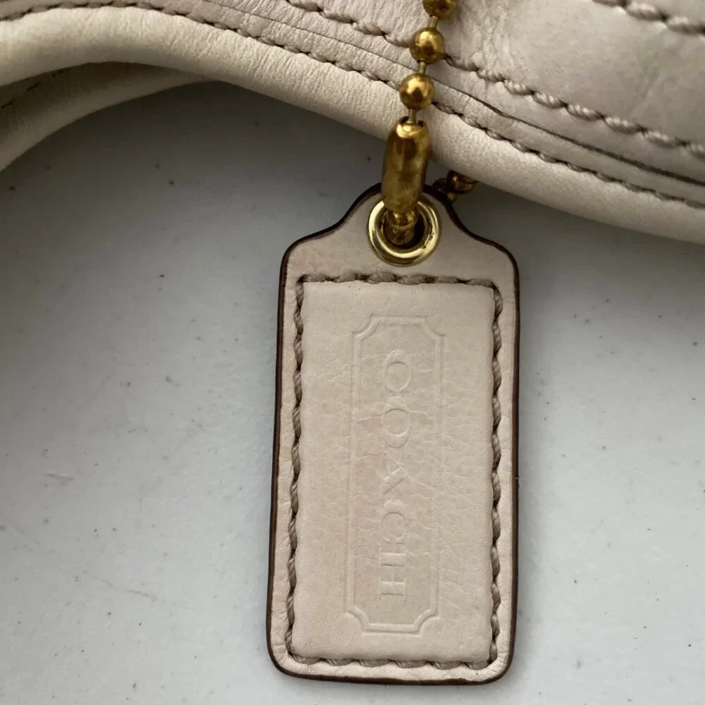 COACH 12248 Ergo Pleated Leather Shoulder Bag