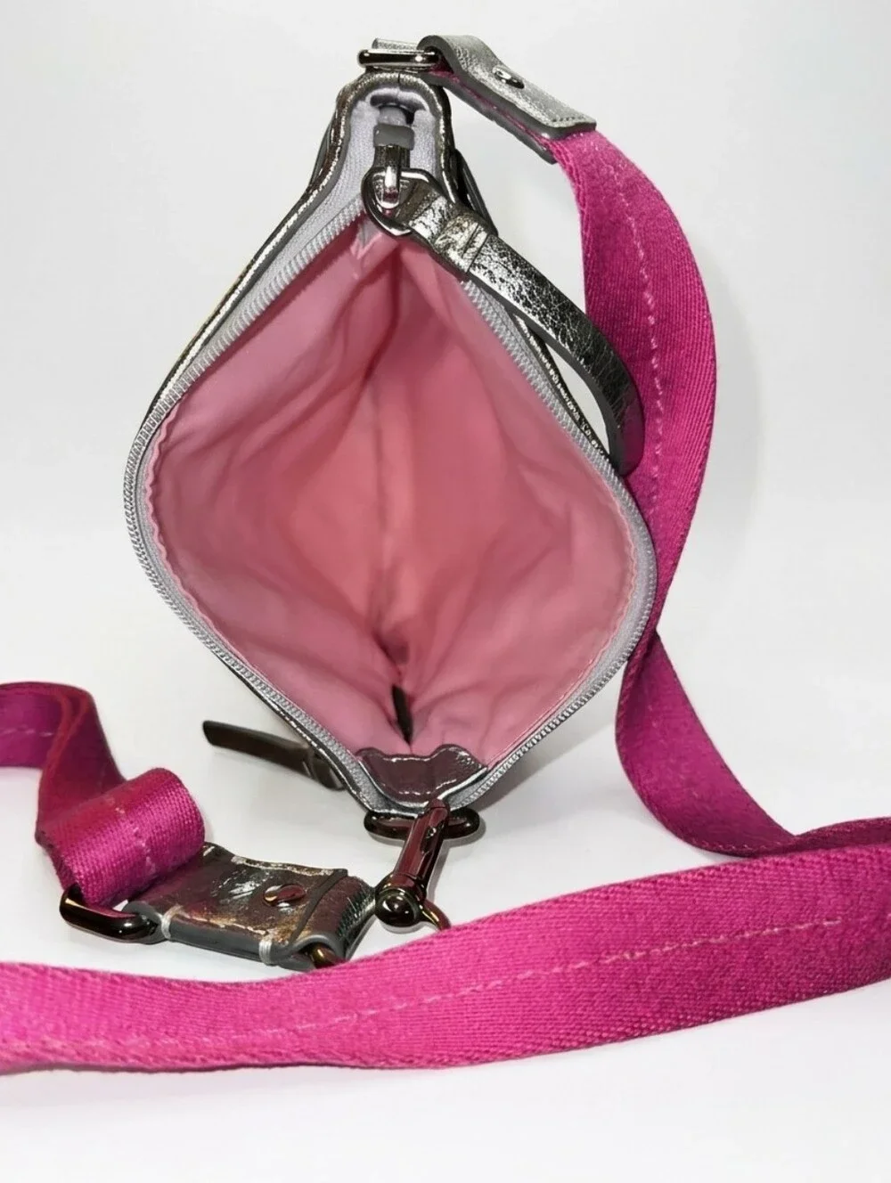 Coach Butterfly Print Pink Crossbody Bag